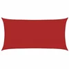 Image de vidaXL Zonnezeil - 2x3,5 m - HDPE - Rood Zonnezeil - Schaduwdoek - Uv-bescherming - Tuinaccessoires - Buitenleven