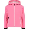 Image de Cmp Fix Hood 3a29385n Softshelljack Roze 14 Years Jongen