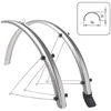Image de Wag Zeus 2 28´´ X 36 Mm Spatbordset Zilver 28´´