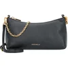 Image de COCCINELLE Leren Schoudertas Aura Mini Bag Grained Leather Noir Zwart