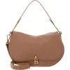 Image de COCCINELLE Leren Schoudertas Coccinelle Magie Soft Handbag Grained Leather Skin Lichtbruin