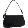 Image de COCCINELLE Leren Handtas Schoudertas Myrtha Maxi Log Mini Crossbody Bag Noir Zwart