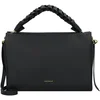 Image de COCCINELLE Leren handtas schoudertas Boheme Grana Double Hand Bag Noir / Cognac zwart