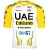 Image de Pissei Uae Team Emirates - Tour De France 2024 Replica Korte Mouw Wielertrui Geel L Man