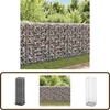 Image de vidaXL Schanskorf 100x30x30 cm - Gegalvaniseerd Staal Schanskorf - Gabion - Tuinaanleg - Terrasdecoratie - Wandbekleding