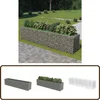 Image de Gabion Plantenbak Verhoogd 450x90x100 cm Staal Gabion Plantenbak - Plantenbak - Siertuin - Buitenaanleg - Balkon Decoratie