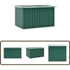 Image de vidaXL Tuinbox Groen 149x99x93 cm Tuinopslag - Opbergkast - Buitenshuis Opslag - Tuinkast - Decoratie Kast