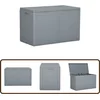 Image de vidaXL Tuinbox 180L - Grijs Rattan Look Opslagbox - Tuinopbergbox - Buitenschrank - Veranda Box - Rattan Kast