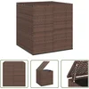Image de vidaXL Tuinbox - Polyethyleen Rattan - 100x97,5x104 cm Tuinbox - Opbergbox - Buitentoebehoren - Garden Storage - Outdoor Furniture