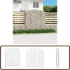 Image de vidaXL Schanskorf gewelfd 200x30x220 cm Zilver Schanskorf - Gabion Muurtje - Tuingrens - Sierhekwerk - Tuindecoratie