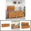 Image de vidaXL Tuinbox - Massief Acaciahout - 150x50x56 cm Tuinbox - Tuinboxen - Opbergbox - Opbergbox Tuin