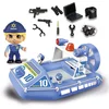 Image de Famosa Pinypon Action Politieboot Blauw Kinderen