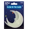 Image de APLI Kids stickers glow in the dark manen - decoratie voor kinderkamer.