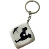 Image de Diablo Picante - White Dice Keychain With Poses