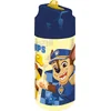 Image de PAW Patrol Tritan Drinkfles - 430 ml   Vaatwasserbestendig & BPA-vrij - Drinkfles voor kinderen   Transparant geel/Donkerblauw