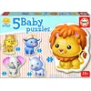 Image de Educa - 5 Puzzels Baby - dieren - 3 tot 5 stukjes
