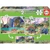 Image de Educa - puzzel - 2 x 100 stuks - dino's