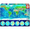 Image de Educa puzzel - wereldkaart - Glow in the Dark- 1000 stukjes