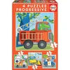 Image de Educa - Puzzel - Rescue Patrol - progressieve puzzel - 4 puzzels van 12-16-20-25 stukjes - Legpuzzel voor kinderen