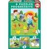 Image de Educa puzzel - 4 progressieve puzzels