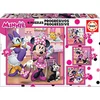 Image de Educa puzzel Minnie Mouse progressief - 4-in-1 kartonnen legpuzzel.