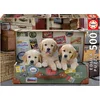Image de EDUCA - Puzzel - Puppy's in de reiskoffer - 500 stuks - Legpuzzel