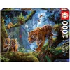 Image de EDUCA - puzzel - 1000 stuks - Tijgers in boom