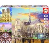 Image de Educa Puzzle. Notre Dame Collage 1000 Teile