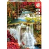 Image de Waterval diep in het bos (1000 stukjes)
