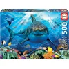 Image de EDUCA - puzzel - 500 stuks - Grote witte haai