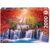 Image de Educa puzzel Waterval in Thailand 2000 stukjes - legpuzzel.