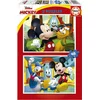 Image de EDUCA - puzzel - 2 x 48 stuks - MICKEY EN VRIENDEN DISNEY