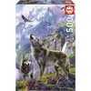 Image de EDUCA - puzzel - 500 stuks - WOLVEN OP ROTSEN