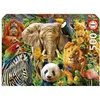Image de Educa - Puzzel - 500 stukjes - Wilde dieren - Legpuzzel