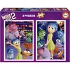 Image de Educa puzzel Inside Out 2 - 2x500 stukjes Disney film puzzel.