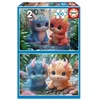 Image de Puzzel Educa Adorable Monsters 100 Onderdelen (2 Stuks)
