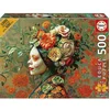 Image de Educa puzzel Lizard Queen - 500 stukjes - kleurrijke legpuzzel.