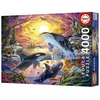 Image de Educa puzzel landschap Orcas en Wolven - 4000 stukjes karton.