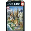 Image de Puzzel Educa Gaudí, Collage Miniatura 1000 Onderdelen