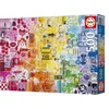Image de Educa - Puzzel - collage kleuren - 500 stukjes karton - Legpuzzel