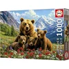 Image de Educa - Puzzel - Grizzlyberen Canada - 1000 stukjes - Legpuzzel