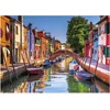 Image de Educa legpuzzel Burano Italië 3000 stukjes volwassenen puzzel.