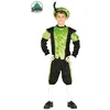 Image de Fiestas Guirca - Pietenpak zwart / groen 7-9 jaar - Welkom Sinterklaas - Pietenpak kinderen - intocht sinterklaas - Sinterklaas verkleden