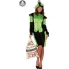 Image de Fiestas Guirca - Pietenpak Piet Precies zwart / groen dames - maat 38-40 - Welkom Sinterklaas - Sinterklaas versiering - Sinterklaas intocht - Sinterklaas en Piet -sinterklaas Cadeautjes