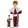 Image de Fiestas Guirca - Kinderkostuum drie koningen rood 3-4 jaar