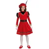 Image de Fiestas Guirca - Pietenjurk rood / zwart 3-4 jaar - Welkom Sinterklaas - Pietenpak kinderen - intocht sinterklaas - Sinterklaas verkleden