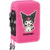 Image de Kuromi Gevuld etui Kuromi - 37 stuks - 19.5 x 12.5 x 5.5 cm - Polyester