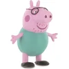 Image de Comansi Speelfiguur Peppa Pig: Daddy Pig 6 Cm Roze