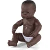 Image de MINILAND Babypop - Afrikaanse Jongen 40Cm - Met Vanillegeur - Waterdicht - 10 Maanden