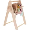 Image de ML Poppen: KLEDINGREK, hout